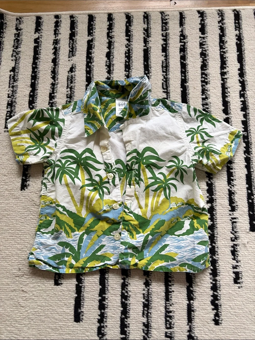Boys 12-18 month tropical Hawaiian shirt